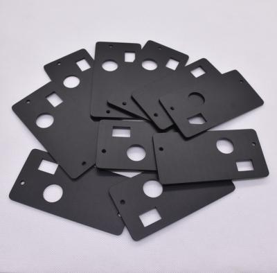 China CNC Machining Custom aluminium parts CNC machined black anodized aluminum plates for sale