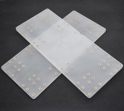 China CNC milling PMMA plate CNC machined acrylic plate CNC machining plastic plate for sale