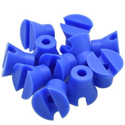 Chine CNC plastic machining parts,OEM white nylon cnc nozzle parts CNC turning plastic parts à vendre