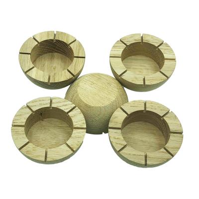 China Custom Wooden white Oak wood base Parts CNC machining wood part service for sale