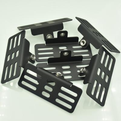 중국 Cheap price Laser cutting bending steel parts Black powder coated sheet metal parts 판매용