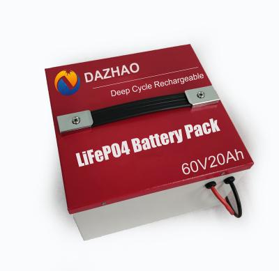 China OEM lifepo4 battery pack 60v 20ah electric bicycles/scooters battery pack for electric vehicle for sale