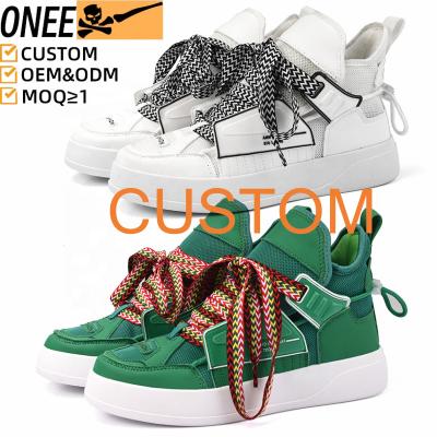 China Cushioning Original Factory Custom Logo Men Sports Sneakers Latest Design Men Retro Shoes Custom High Top Skateboarding Shoes Walking Shoe for sale