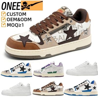 China Cushioning Factory Designer Custom Logo Sport Rubber Low Cut Shoes Bootleg Sneaker Walking Basketball Style Custom Skateboarding Shoes for sale