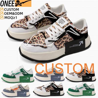 China Cushioning Custom Men Shoes New Fashion Product Designer Customized LOGO Sneakers Breathable Casual Flat Sports Walking Style Retro Shoes for sale