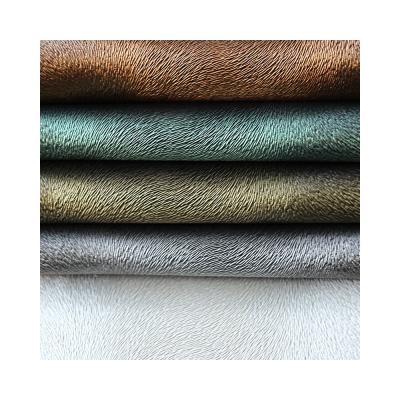 China Golden hair rat grain PVC waterproof leather used for pillow cases and bags synthetic leather for sale