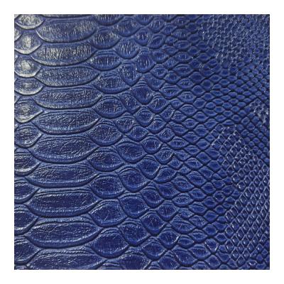 China High Quality Waterproof Snake Leather Faux Leather Fabric For Making Furniture And Bags Materials for sale