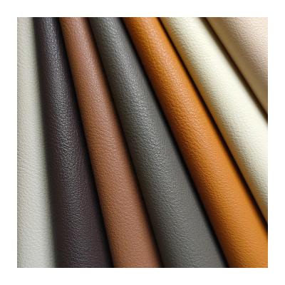 China Elastic Soft PU Solvent Free Synthetic Leather For Furniture And Sofa Hardware for sale