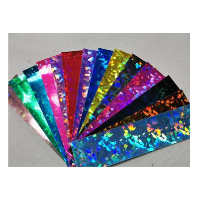 China Waterproof fabric laser holographic surface effect is suitable for PU shoes, bags and leatherette for sale