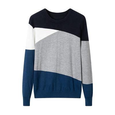 China Breathable Hot Sale Fashion Crew Neck Pullover Sweater Fancy Basic Fits For Men for sale