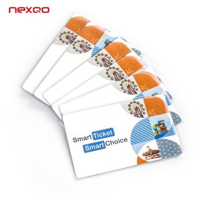 China Waterproof / Waterproof State Format Computer Printed Ultralight MIFARE EV1 RFID Paper Ticket for sale