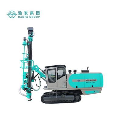 China HFGA-450A 2800N.m Automatic Farms Energy Efficient Crawler DTH Surface Drilling Rig For Rock for sale