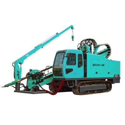 China Construction worksÂ   HFDD-68 Full Hydraulic Horizontal Directional Drilling Rig for sale