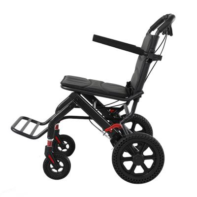 China New Type Manual Wheelchair Aluminum Material Manufacture Ultra Light And Portable Price Lightweight Wheelchair for sale