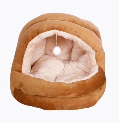 China Travel Bedroom Cats Nest Bed Simple Funny Cat Scratcher House Home Decoration for sale