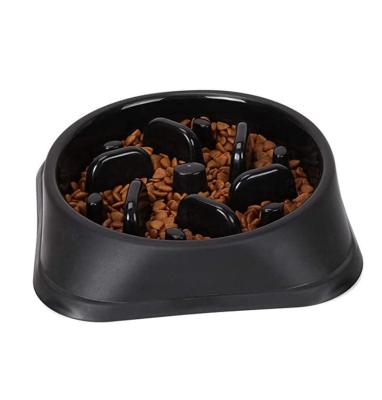 China Manufacturer Wholesale Multi Colors Stocked Food Grade PP Slow Feeder Dog Bowl for sale