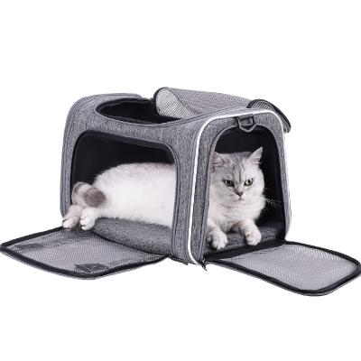 China Travel Washable Comfy Bed Luxury Pet Carrier Backpack for Medium Cats and Small Dogs for sale