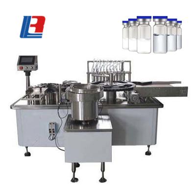 China New Design QGS 10ml Automatic Plastic Beverage Small Glass Bottle Tube Vials Filling Machine for sale