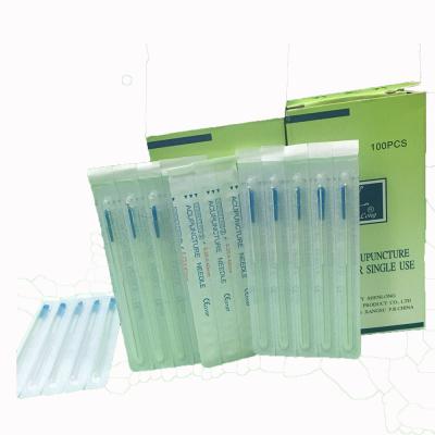 China Ribbon Handle Acupuncture Needles Eco - Friendly Stimulator With Tube for sale