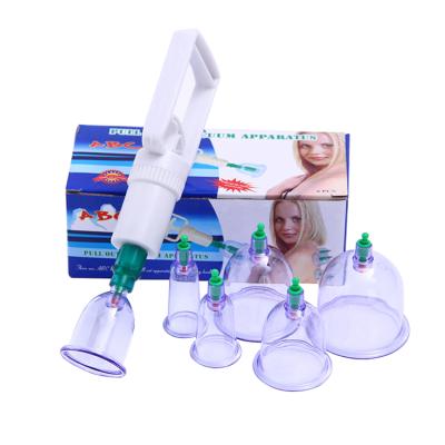 China Safety Jinkang ABC Vacuum Cupping Cups 6 Vacuum Cupping Body Cups for sale