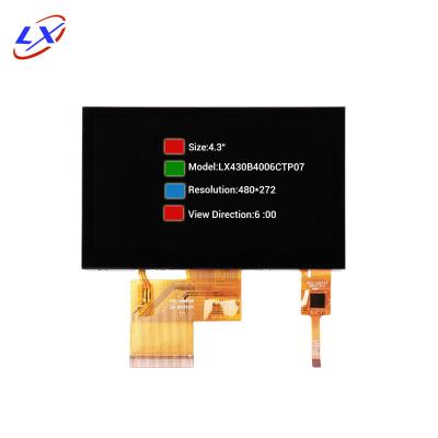 China Consumer high brightness/TFT industrial LCD 4.3inch tft car monitor 4.3 color RGB TFT LCD module for sale