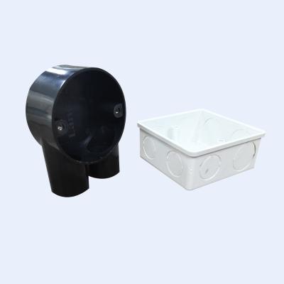 China Elektro Plastic Vuurvaste Muur die Kabeldoos 75x75Mm 74x74Mm opzetten van pvc Te koop