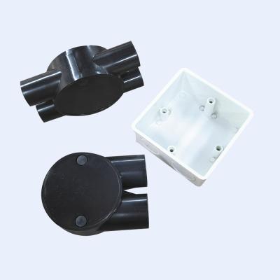 China Null Weisen-Anschlusskasten UPVC 25mm des Halogen-1 für PVC-Rohr-niedrigen Rauch zu verkaufen