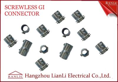 China el electro 25m m de acero del conector de Screwless del conducto del SOLDADO ENROLLADO EN EL EJÉRCITO de 20m m galvanizó BS4568 en venta