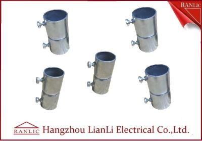 China Electro conductos y colocaciones eléctricos galvanizados del acoplador de Screwless del tubo del conducto del soldado enrollado en el ejército en venta