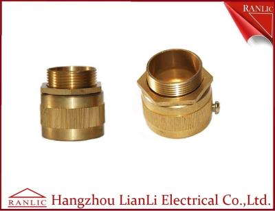 China 20mm listete 25mm flexibler Rohr-Messingadapter mit dem überzogenen Schrauben-Nickel, ISO9001 auf zu verkaufen