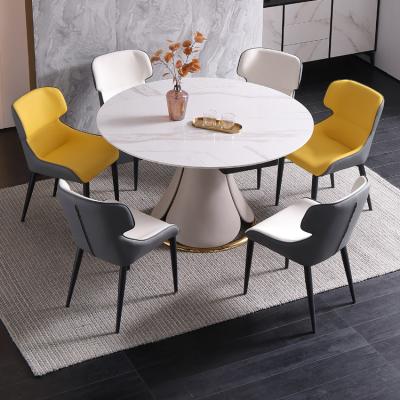 China Spinning dining set of 6 chairs / table furniture / dining room chairs china chairs for sale