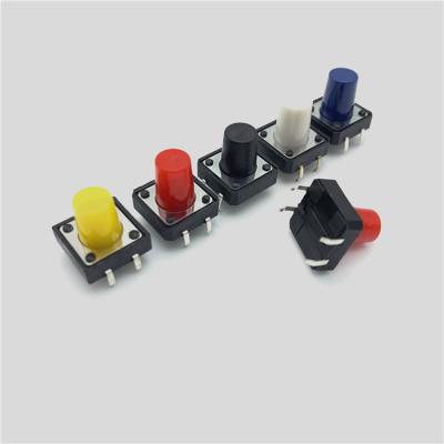 China Remote Control Plastic THT 4pin Momentary Through Hole Micro Long Travel SMD DIP Mount 4 Pin Tact Outdoor Lead Free Tactile Switch 6*6mm for sale