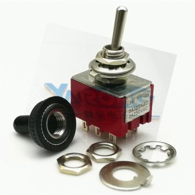 China DPDT ON-ON MTS-302 ON-ON 3 Pole 9 Pin Toggle Switch for sale