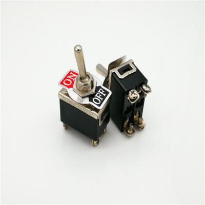 China 12MM 15A 250V DPST 2 Position KN3 4 Pin Toggle Switch KN3C ON-OFF for sale