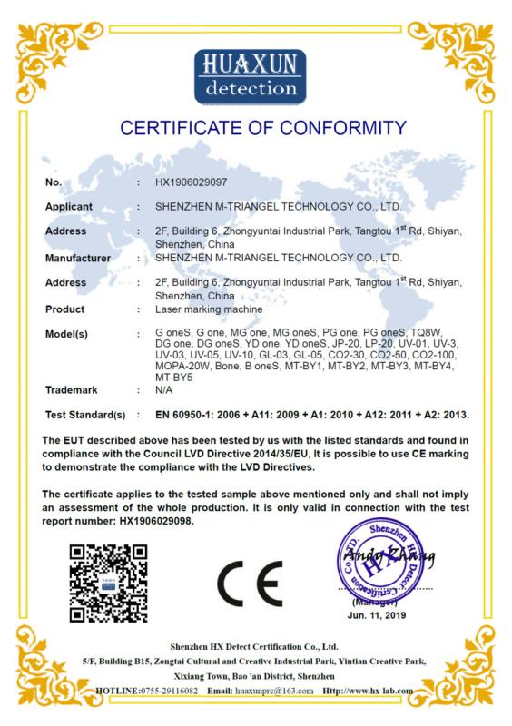 CE - Shenzhen M-Triangel Technology Co., Ltd.