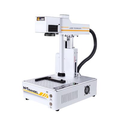 China Hot-selling Universal Laser Marking Machines Mini Laser 8w Marking Machines For Mobile Phone Smart Phone Back Glass Repair Refurbished for sale