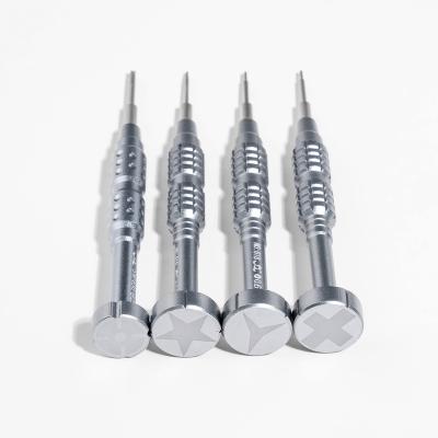 China 4PCS Strong Magnetism Magnetic Screwdriver Set Multifunctional Mobile Phone Torx Repairing Tool Mini Precision Screwdriver Bit Set For Phone for sale