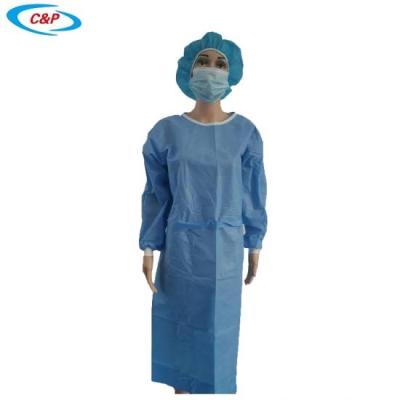 China CE Certificated Nonwoven Fabric Hot Sale Disposable Sterile Isolation Surgical Gown for sale