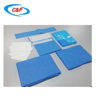 China Non Woven Blue Medical Sterile Surgical Universal Drape Pack With Mayo Cover for sale