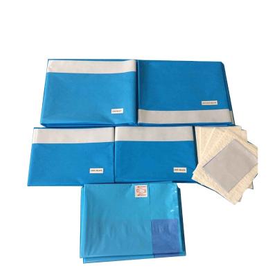 China Surgical Non Woven Medical Sterile Universal Drape Bundles With ISO13485 CE Approved for sale