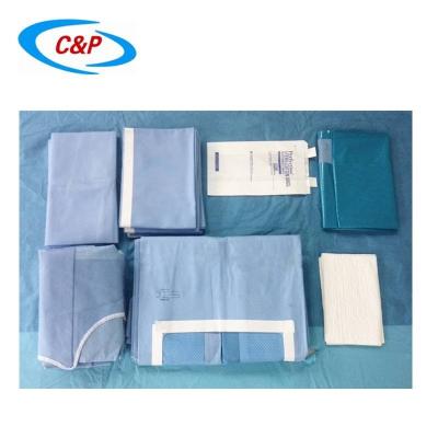 China Factory Medical Supply Hot Selling Surgery Customized Surgical Disposable Laparotomy Drape Package Kit Manufacturer for sale