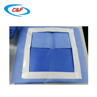 China Hospital and clinic CE ISO13485 Approved EO Surgical Sterile Disposable Abdominal Laparotomy Drape With Pouches Supplier for sale