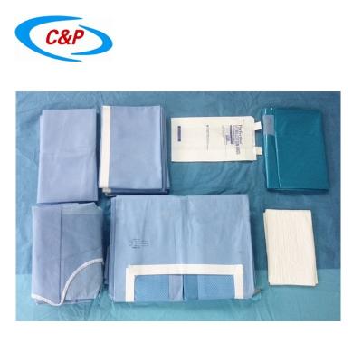 China Clinic Factory Supply Good Quality Single Use Laparoscopy Sterile Surgical Drapes Package Kit With CE ISO13485 Approved for sale