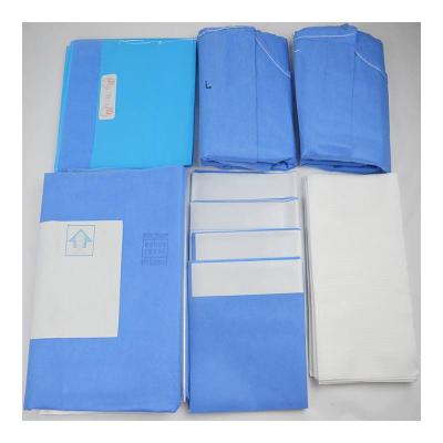 China High Performance Angio Non Woven High Performance Water Absorbent Disposable Medical Supply SMS Angio Surgical Drape Package Wholesale for sale