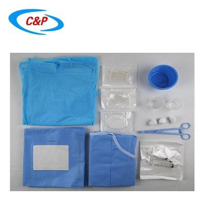 China Disposable Non Woven Hospital and Surgical Clinic Hospital Use Cataract Ophthalmic Eye Drape Package Kit Manufacturer in China for sale