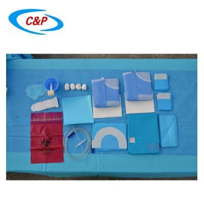 China Surgical Hospital EO SMS Sterile Disposable Nonwoven Dental Implant Drape Kit With CE ISO13485 Approved for sale