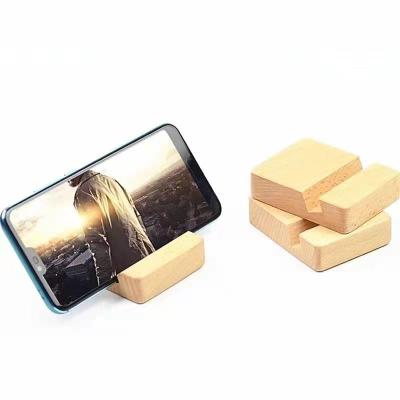 China PORTABLE Hot Selling Creative Custom Wooden Cell Phone Holder Stand for sale