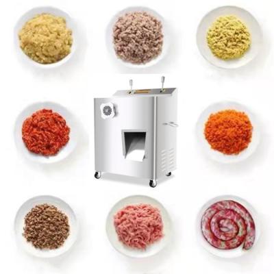 China Frozen Meat Cube Cleavers India Hotels Slicers Machine Chicken Pork Electric Onion Chopper Meat Cutter Grinder Meat Chopper for sale