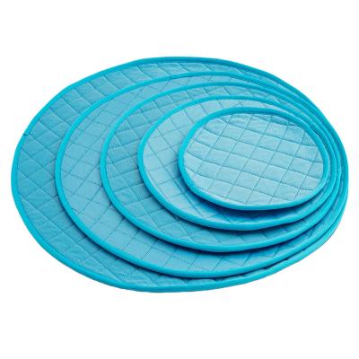 China Breathable Pet Mat Washable Pee Pads for Pet, Round Training Pads, Waterproof Reusable for sale