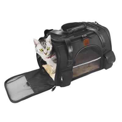 China Hot Sale Designer Breathable Pet Carrier Small Dog Carrier Soft Sided Portable Travel Dog Carrier Bag for sale